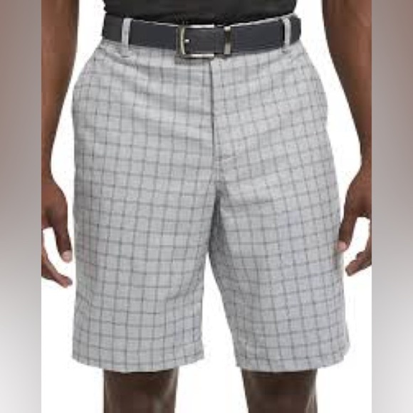 Nike Golf Men's Gray Checkered Shorts size 38 - Picture 1 of 5